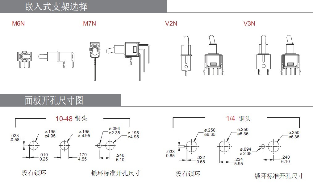 鈕子開關嵌入式支架 鈕子開關嵌入式支架