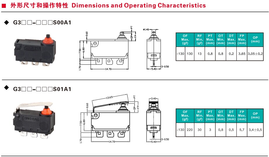 玩具微動開關 玩具微動開關