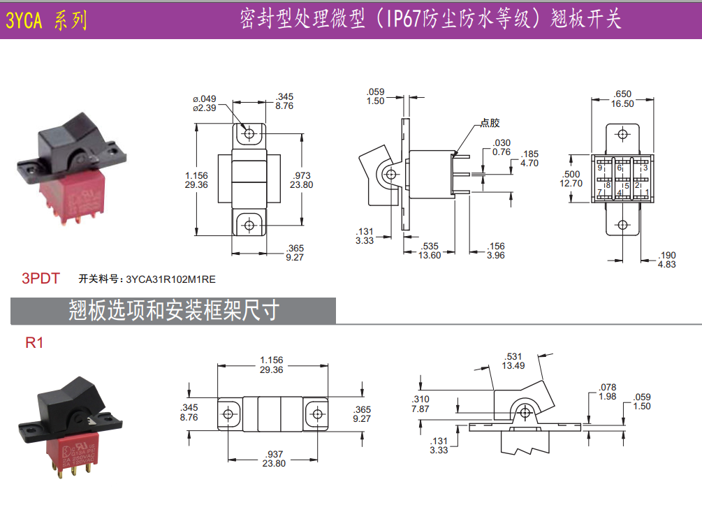 防塵翹板開關 防塵翹板開關